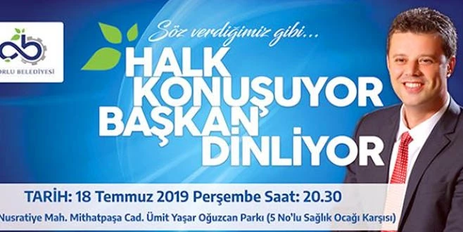 BAŞKAN SARIKURT  MAHALLE SAKİNLERİYLE BULUŞACAK