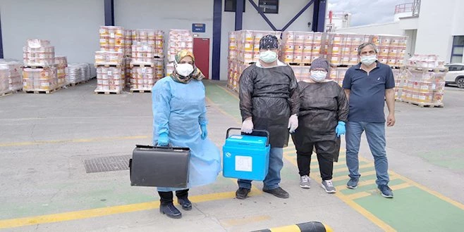 OSB?LERDE MOBİL EKİPLER YERİNDE AŞI UYGULAMASINA BAŞLADI