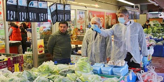  MARKET VE FIRINLARA KORONA VİRÜS DENETİMİ