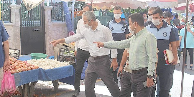 KAPAKLI PERŞEMBE PAZARINDA VİRÜS DENETİMİ YAPILDI