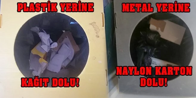 ÇÖP KUTUSU GİBİ KULLANILIYORLAR