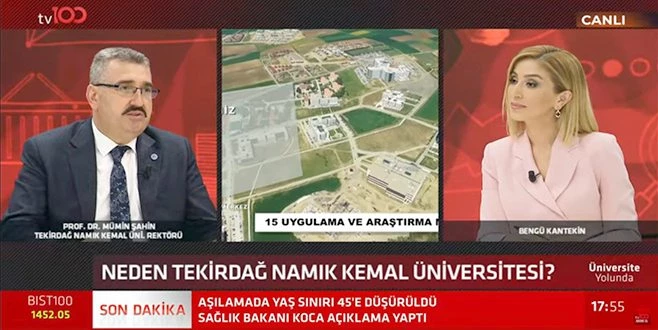 REKTÖR ŞAHİN NAMIK KEMAL ÜNİVERSİTESİ`Nİ ANLATTI