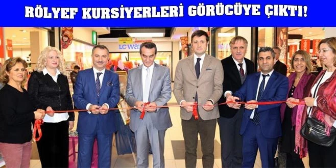 HALK EĞİTİMİ`NDE RÖLYEF SERGİSİ