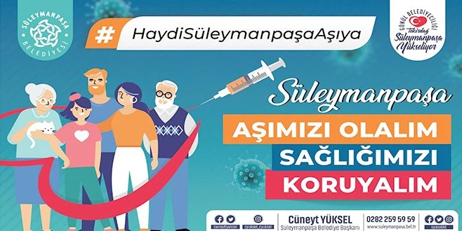 BAŞKAN YÜKSEL SALGINA KARŞI AŞI ÇAĞRISI YAPTI