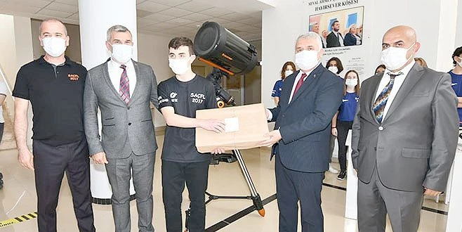 VALİ AZİZ YILDIRIM SEVAL AHMET ÇETİN FEN LİSESİ?Nİ ZİYARET ETTİ