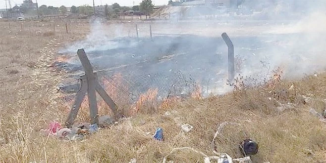 SİGARA İZMARİTİ YANGINA SEBEP OLDU