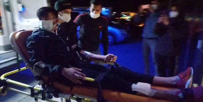 SİLAHLI SALDIRIYA UĞRAYAN GENÇ YARALANDI