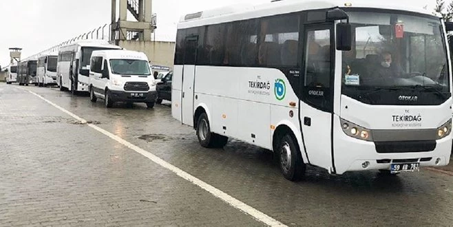 TAHLİYELER BÜYÜKŞEHİR BELEDİYESİ ARAÇLARI İLE GERÇEKLEŞTİ