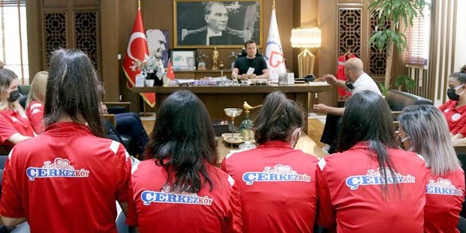 ÇERKEZKÖY?ÜN PERİLERİNDEN ZİYARET 