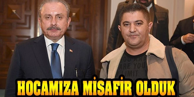 TBMM BAŞKANI MUSTAFA ŞENTOP, TEKİRDAĞLI GAZETECİLERİ MİSAFİR ETTİ