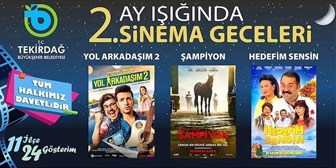 AY IŞIĞINDA SİNEMA GECELERİ BAŞLIYOR