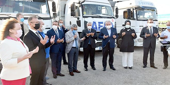 TEKİRDAĞ?DA SELZEDELERE 3 TIR YARDIM GÖNDERİLDİ