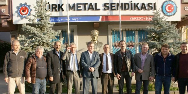 DÖNMEZ`DEN İŞÇİLERE ZİYARET