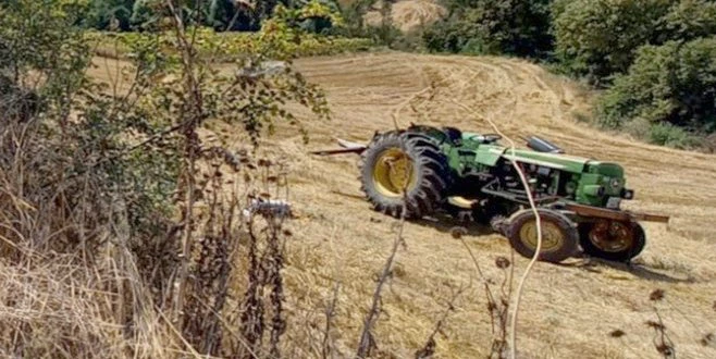 TRAKTÖR KAZASI GEÇİRDİ CESEDİ 15 SAAT SONRA BULUNDU