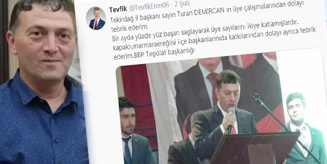 GENEL BAŞKAN YARDIMCILARINDAN ÖVGÜ