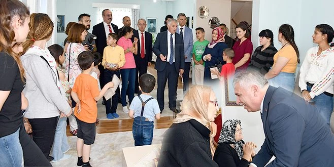 YAŞLI VE ÇOCUKLARA BAYRAM ZİYARETİ