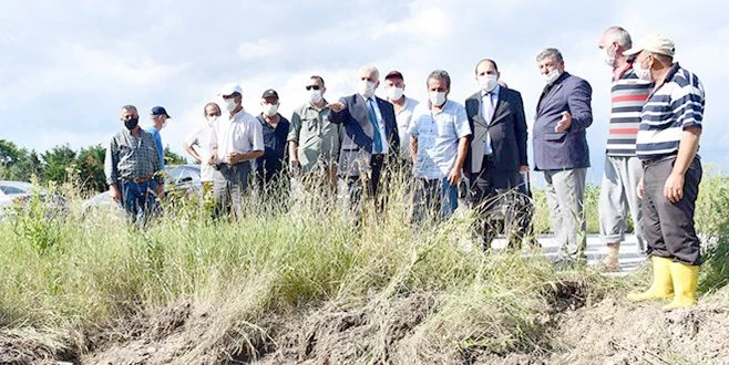 VALİ YILDIRIM SELİN VURDUĞU SARAY`DA İNCELEMELERDE BULUNDU