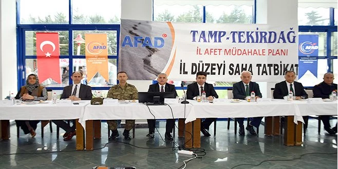TAMP TEKİRDAĞ 2019 İL DÜZEYİ SAHA TATBİKATI YAPILDI