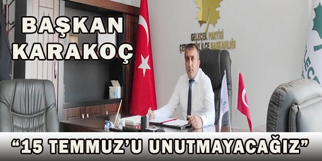 15 TEMMUZ MİLLETİN ŞANLI ZAFERİDİR!