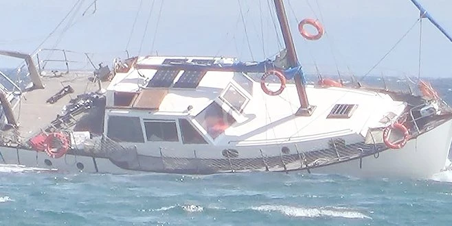 MARMARA`DA KAYALIKLARA ÇARPAN YAT YAN YATTI