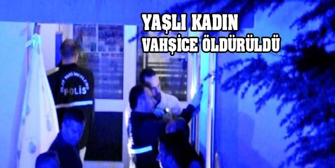 YAŞLI KADIN 25 KEZ BIÇAKLANDI