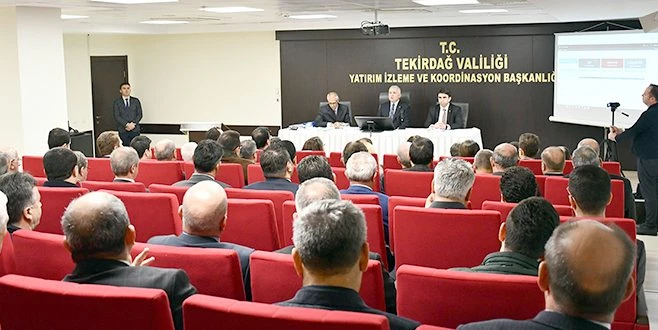 TEKİRDAĞ`DA 259 PROJEDEN 101 TANESİ TAMAMLANDI