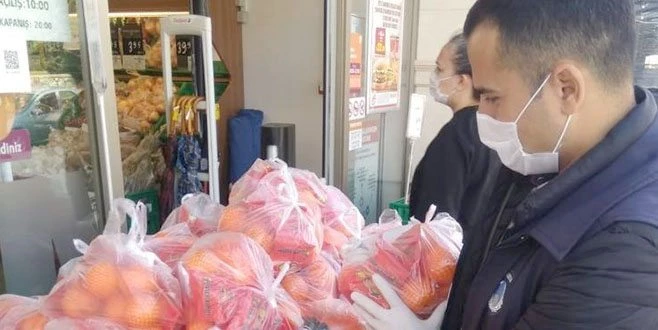 POŞETTE ÇÜRÜK SEBZE SATIŞINA CEZA YAĞDI