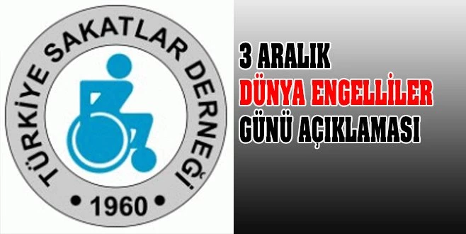 ENGELSİZ BİR TÜRKİYE İSTİYORUZ!