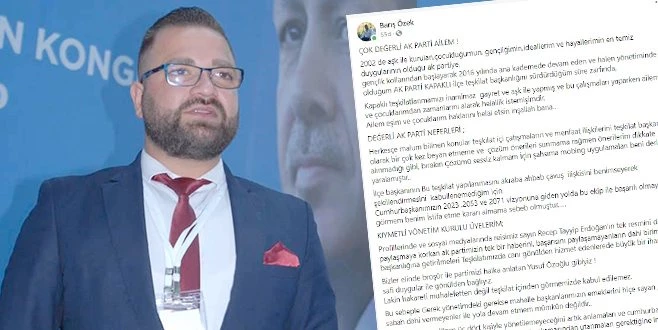 RECEP BİYİK?IN YÖNETİMİNDEN BİR İSTİFA DA BUGÜN GELDİ