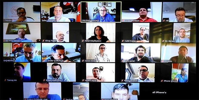 MÜDÜR KALKAN, İLÇE SAĞLIK MÜDÜRLERİ VE BAŞHEKİMLERLE TOPLANTI YAPTI