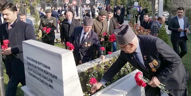 ÇERKEZKÖY`DE 18 MART ŞEHİTLİKTE KUTLANDI