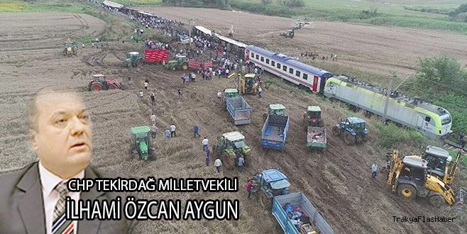 CHP TEKİRDAĞ VEKİLİ AYGUN:?GEREĞİNİN YAPILMASINI BEKLİYORUZ!?