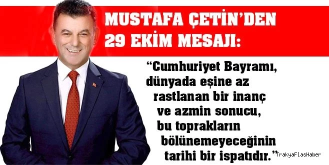 CUMHURİYETİN GURURUNU YAŞIYORUZ