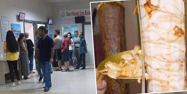 45 KİŞİNİN ZEHİRLENDİĞİ DÖNERDEN BAKTERİ ÇIKTI 