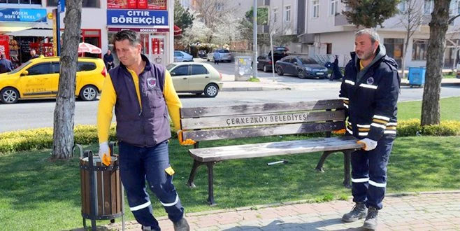 ÇERKEZKÖY BELEDİYESİNDEN ?EVDE KAL? KAMPANYASINA DESTEK