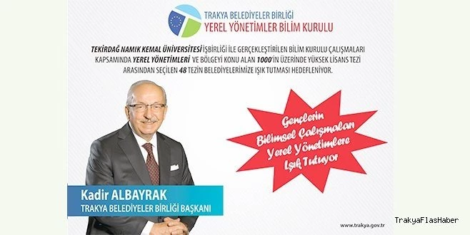 GENÇLERİN BİLİMSEL ÇALIŞMALARI YEREL YÖNETİMLERE IŞIK TUTACAK