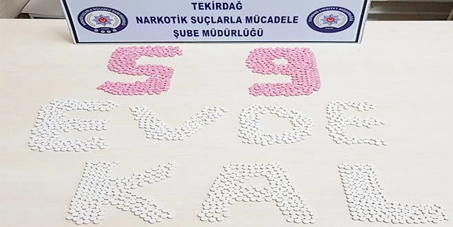  TİCARİ TAKSİDE UYUŞTURUCU HAP ELE GEÇİRİLDİ