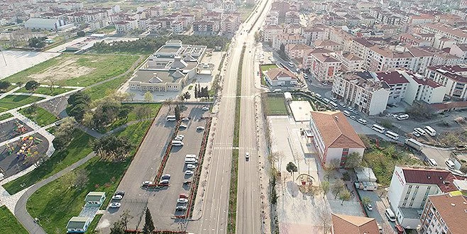 SOKAĞA ÇIKMA YASAĞINDA HAVADAN GÖRÜNTÜLER