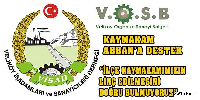 İŞADAMLARINDAN ÇERKEZKÖY KAYMAKAMINA DESTEK