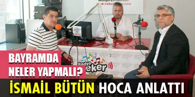 BAYRAM NAMAZINA ERKEN GELSİNLER!