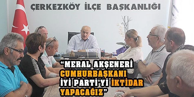 ENEZ KAPLAN ÇERKEZKÖY?DE ORMAN YANGINLARINI DEĞERLENDİRDİ