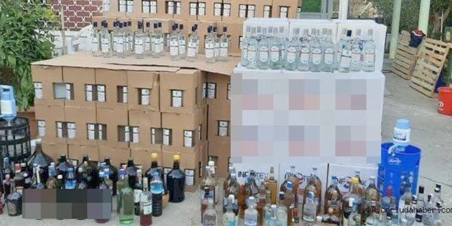  TEKİRDAĞ JANDARMASI 2020?DE 20 TON KAÇAK İÇKİ ELE GEÇİRDİ