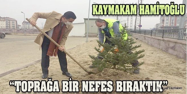 KAPAKLI KAYMAKAMLIĞI`NDAN FİDAN DİKİMİ