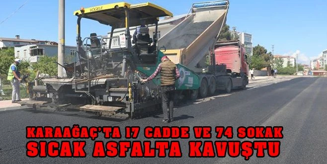 KAPAKLI?DA 17 CADDE 74 SOKAK ASFALTLANDI