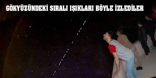STARLİNK UYDULARI OLDUĞU YORUMU YAPILDI