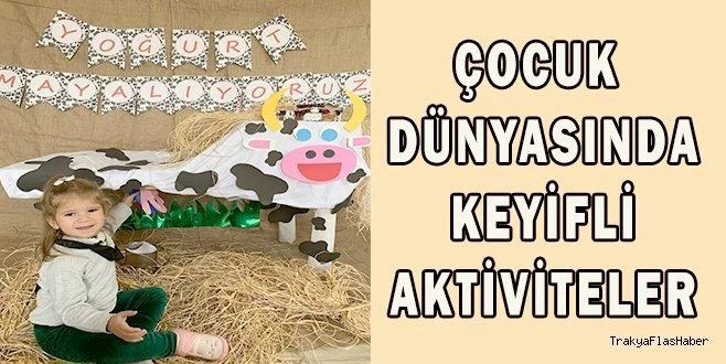 MİNİKLER YOĞURT MAYALADI