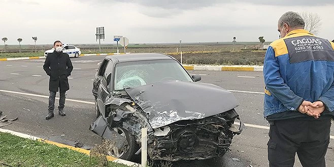 TEKİRDAĞ?DA TRAFİK KAZASI: 4 YARALI