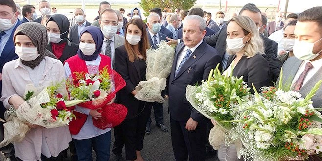 TBMM BAŞKANI ŞENTOP MEMLEKETİ TEKİRDAĞ?A GELDİ