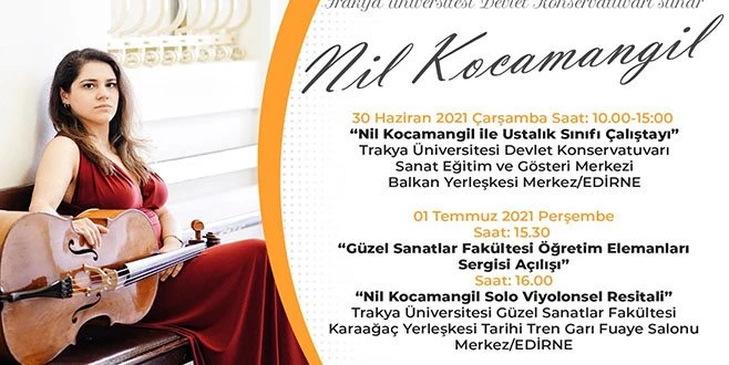 EDİRNE?DE DEVLET KONSERVATUVARI ÖNEMLİ BİR İSMİ AĞIRLAYACAK