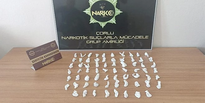  ÇORLU POLİSİNDEN UYUŞTURUCU OPERASYONU